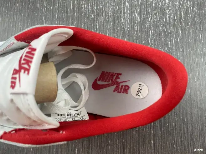 Rep MAX Jordan 705329-101 White 1 Varsity Red Retro Low 0403